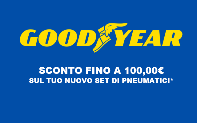 Promozione Goodyear Inverno 2025